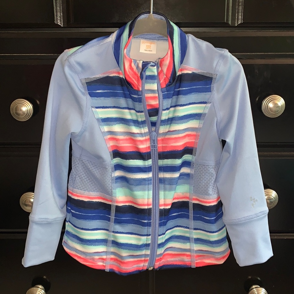 Gymboree athletic zip up sweatshirt